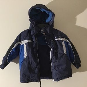 Boys 4T Winter coat zip out lining and hood